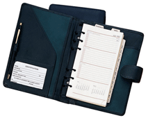 Leather Diary with Organizer